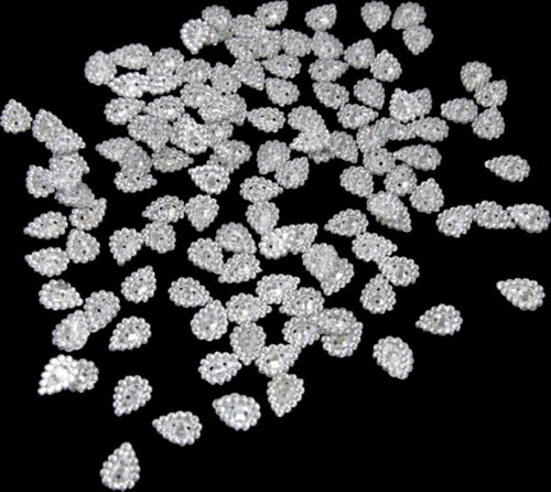8X12 Mm Damla Gümüş Dikme Taş (30 Gr 460 Adet)