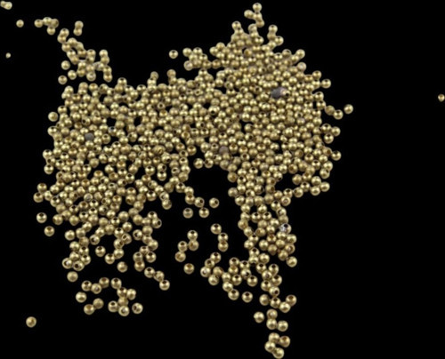 Gold 3 Mm Yuvarlak Metal Boncuk (30 Gr 750 Adet)