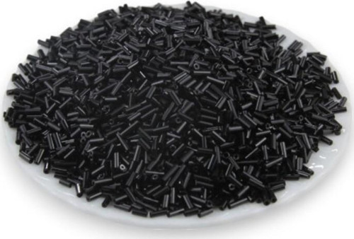 Siyah Kısa Boru Boncuk 100 Gr