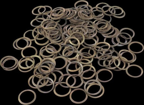 Eskitme Bakır 17X1,5 Mm Halka Pul Payet (30 Gr 100 Adet)