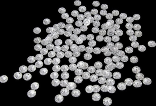 10 Mm Gümüş Yuvarlak Çizgi Desenli Dikme Taş (150 Adet)
