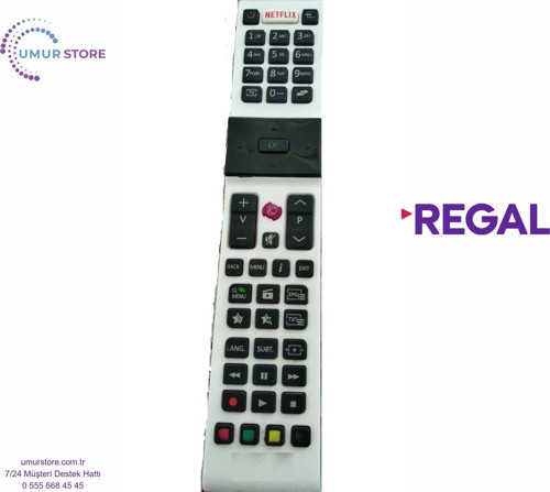 -Seg-Techwood-Finlux-Hi Level Televizyon Kumandası / Beyaz