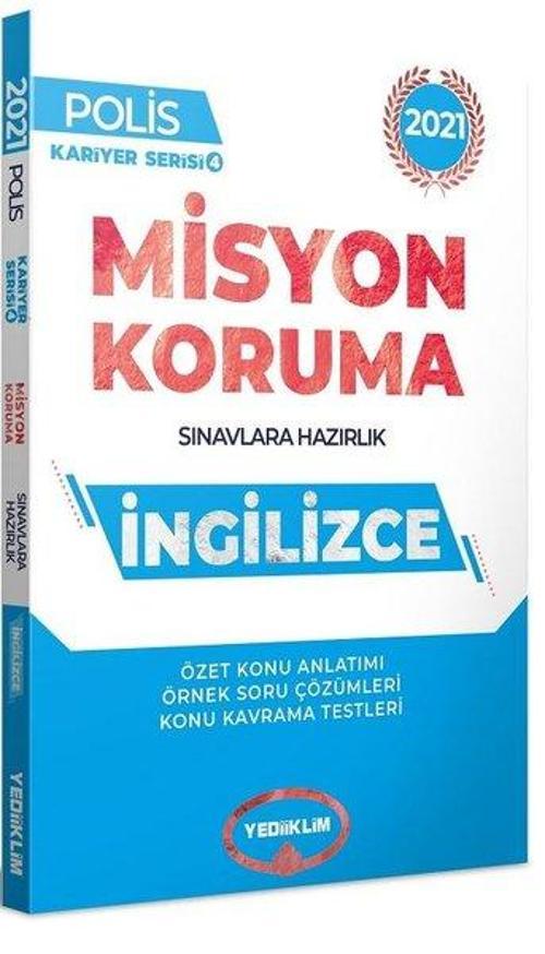 Polis Kariyer Serisi 4 - 2021 Polis Misyon Koruma Sınavlarına Hazırlık İngilizce Konu Anlatımı
