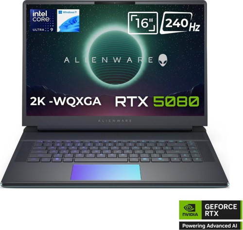 Alienware 16 Area-51 AA16250 Ultra 9 275HX 40 GB RAM 2 TB SSD 16GB RTX5080 175W 240Hz Windows 11 İngilizce Klavye K30