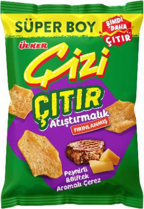 ÇİZİ ÇITIR - Peynirli&Biftek Aromalı - Süper Boy - 120 gram - 10 Adet