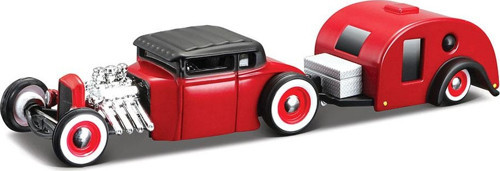 1929 Ford Model A / Traveler Trailer 1:64 15368