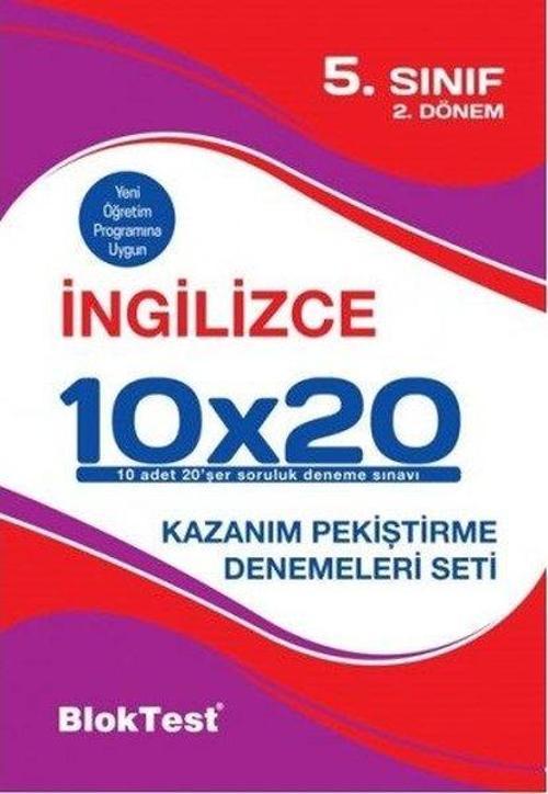 5.Sınıf Bloktest İngilizce 10X20 Kazanım Denemeleri 2. Dönem