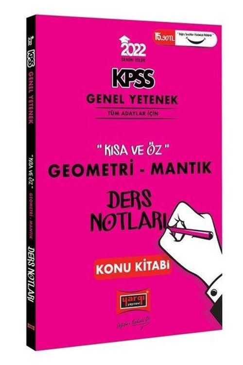 2022 KPSS Lisans Genel Yetenek Geometri ve Sayısal Mantık Kısa ve Öz Ders Notları