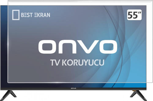 ONVO 55VQ90F3UA TV EKRAN KORUYUCU - Onvo 55" inç 140 Ekran Koruyucu Frameless Qled smart