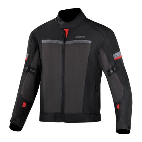 Valencia Yazlık CE Sertifikalı Korumalı Kadın Motosiklet Montu Siyah