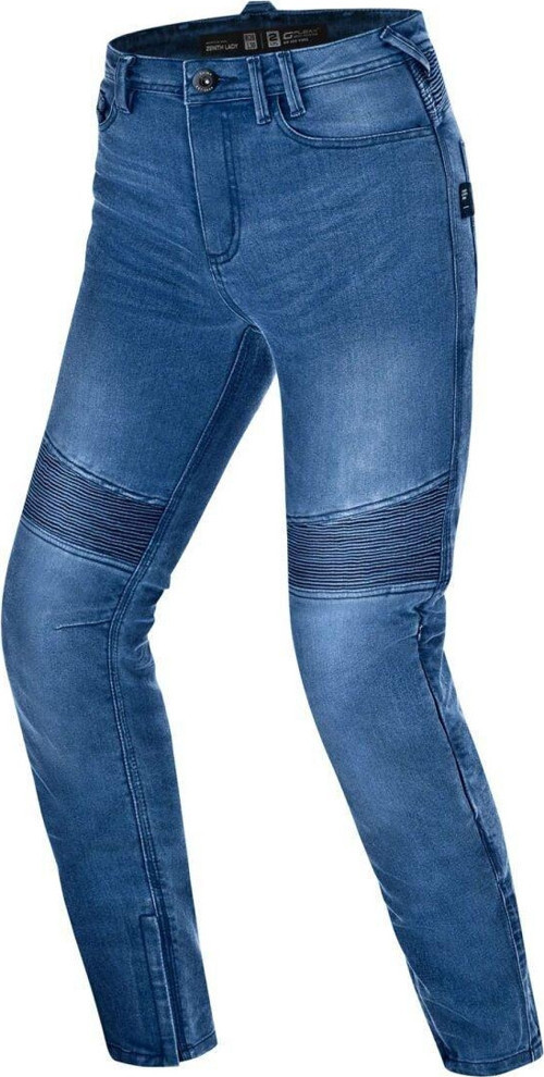 Zenith Korumalı Kadın Motosiklet Pantolonu Mavi