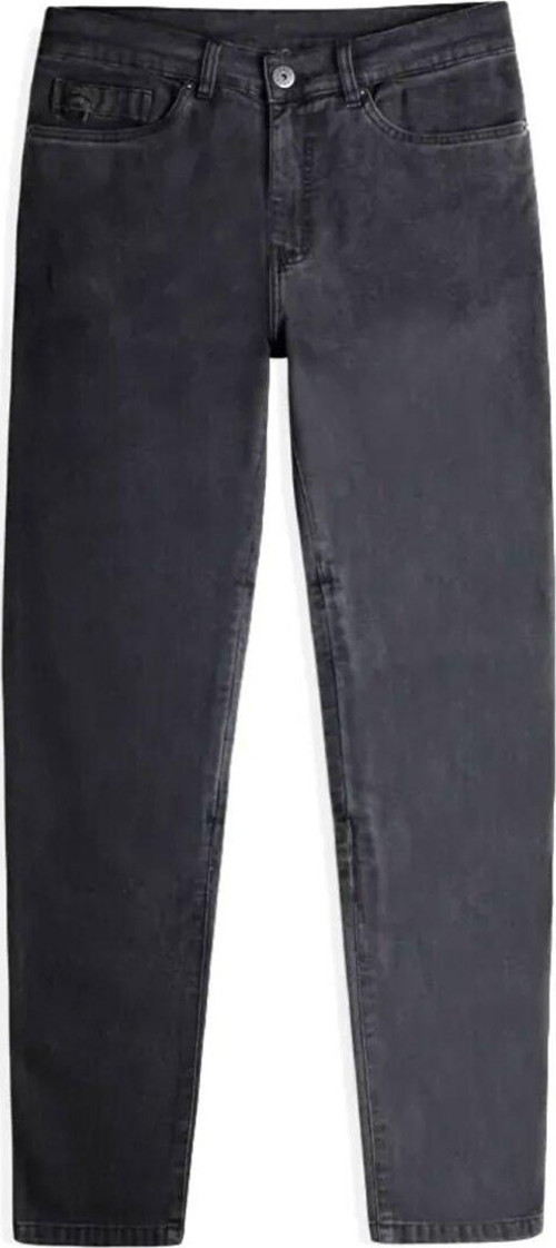 Colton Slim Korumalı Denim Motosiklet Pantolonu Koyu Gri