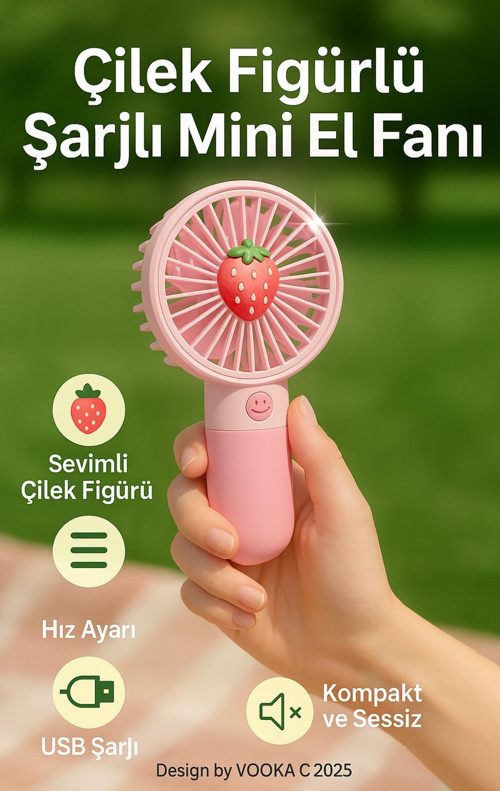 Fan Soğutucu Mini Vantilatör Klima Güçlü Serinletici Taşınabilir Şarjlı Masa Üstü Sessiz Standlı