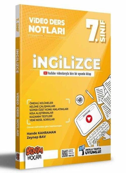 2022 7.Sınıf İngilizce Video Ders Notları - Konu Anlatımı