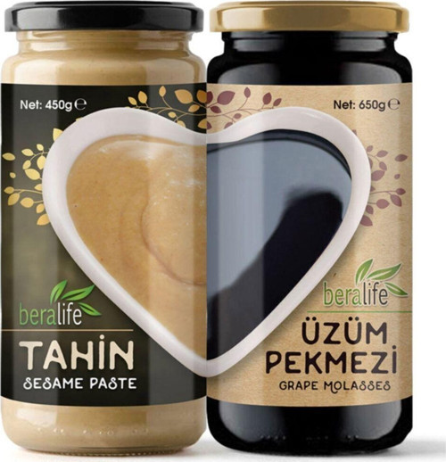 Tahin Pekmez - 450Gr Tahin - 650Gr Üzüm Pekmezi