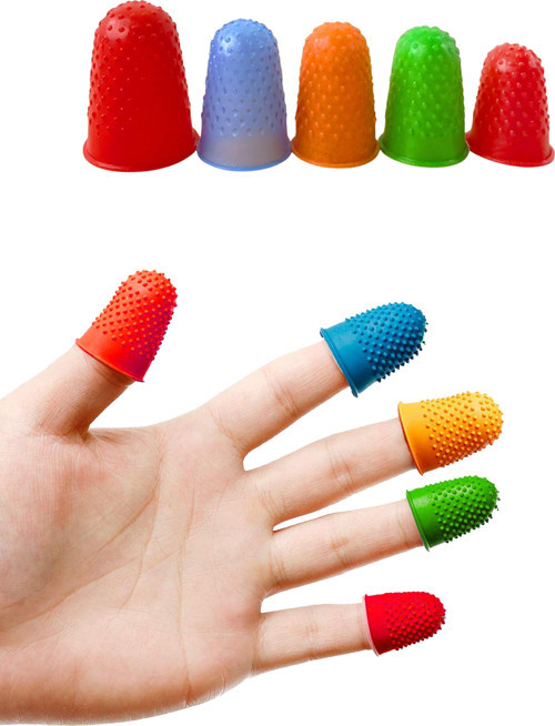 5 Parmak Terzi İğne Koruyucu – Isıya Dayanıklı Esnek Silikon Parmaklık