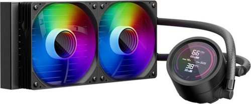 THUNDERSTORM TS4 240MM SİYAH ARGB DİJİTAL SICAKLIK GÖSTERGELİ AM5, AM4 / LGA 1851, 1700 İ