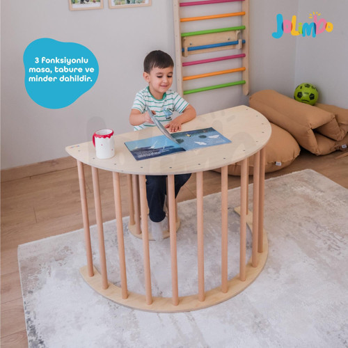 Mini Aktivite Masa ve Minder - Sade