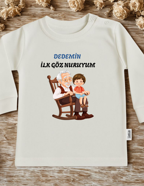 anneanne babaanne dede yazılı bebek badi