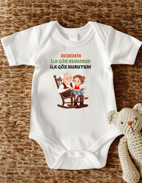 anneanne babaanne dede yazılı bebek badi