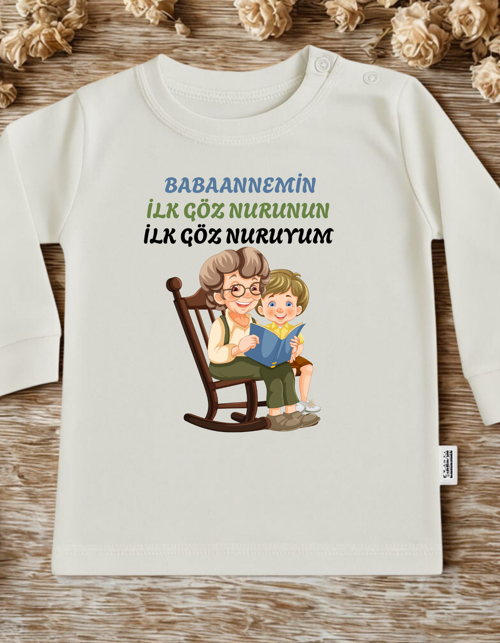 anneanne babaanne dede yazılı bebek badi