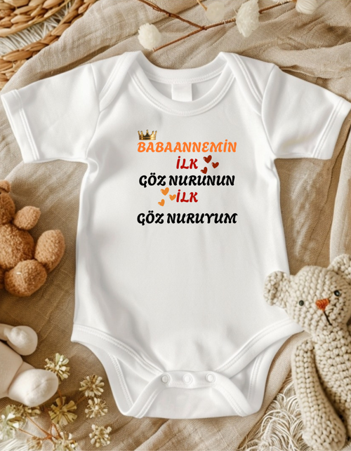 anneanne babaanne dede yazılı bebek badi