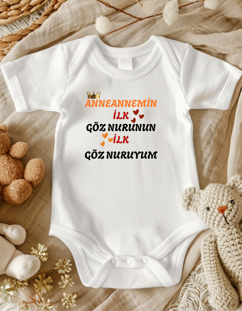 anneanne babaanne dede yazılı bebek badi
