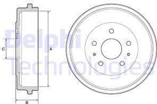 Fren Kampanası Arka Ford B-Max 12> Tourneo-Transit Courier 14>24 Dış: 271Mm/ İç: 228Mm 1752037