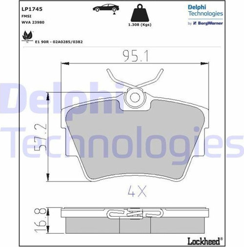 Arka Fren Balatası Renault Trafıc Iı 06> Trafıc Iıı 15> Opel Vıvaro A 06> Vıvaro B 15> 7