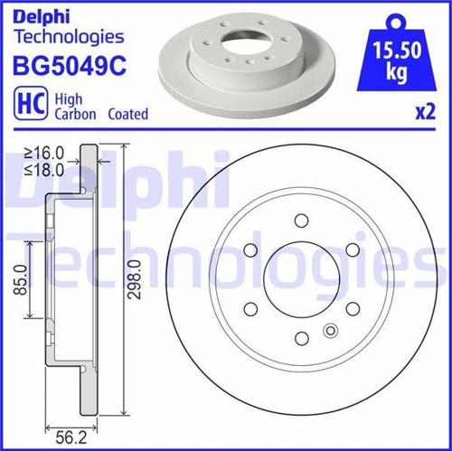 Fren Dıskı Arka Mercedes Sprınter B907 B910 18> Elektronık Park Frenı A9104232100