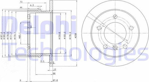 Fren Dıskı Arka Mercedes W463 B901>B904 . Vw Lt 28-35-46 A9014230812-2D0501601