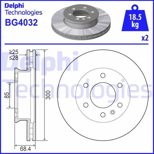 Fren Dıskı On Mercedes Sprınter B906 B907 B910 . Vw Crafter 30-35-50 A9104210100-2E0615301
