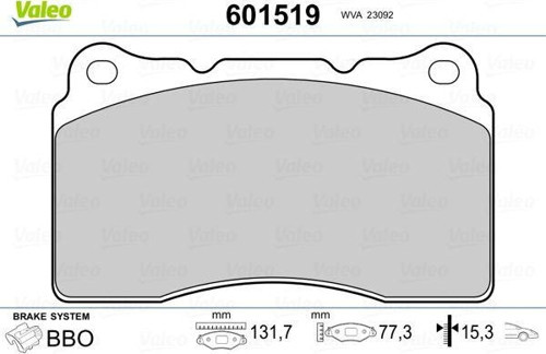 On Fren Balatası Volvo S60 2.5 Volvo V70 2.5 Renault Megane Iıı Rs 30645135-30683412-30748513-30748