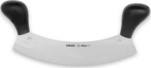 71120 Profi Kıyma, Pizza Satır, Zırh Bıçağı 26 Cm - Siyah Çift Saplı