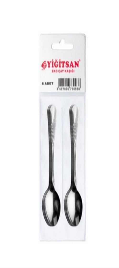 Eko 6'lı Kare Çay Kaşığı Royaleks-69034