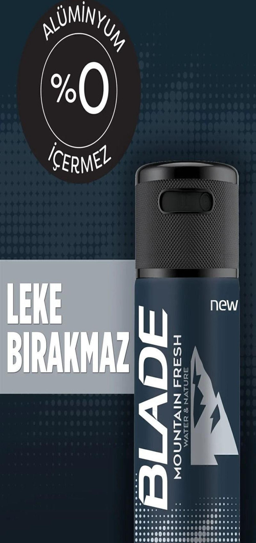 2 Adet Mountain Fresh Erkek Deodorant 150ml Leke Bırakmaz