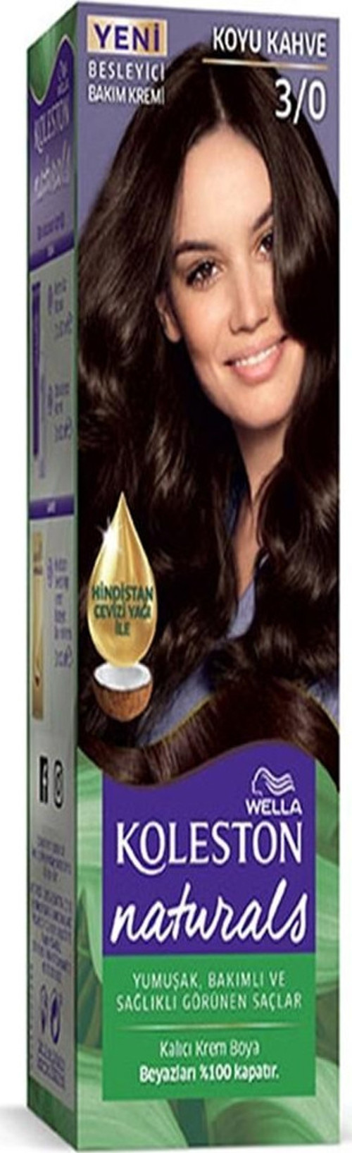 Naturals Saç Boyası Koyu Kahve 3/0