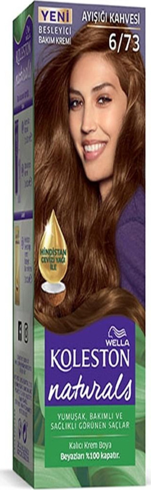 Naturals Saç Boyası Ayışığı Kahvesi 6/73
