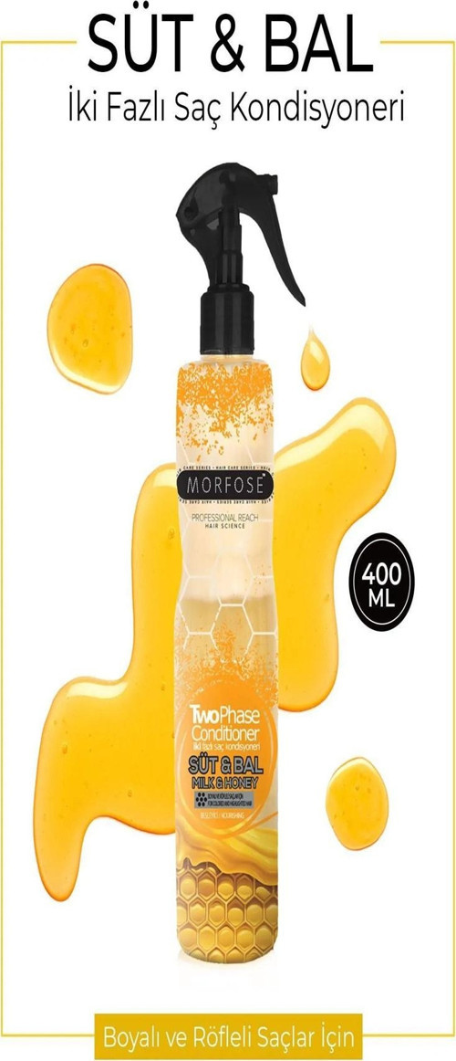 Çift Fazlı Süt & Bal Kondisyoner Fön Suyu 400 ML - mrfs