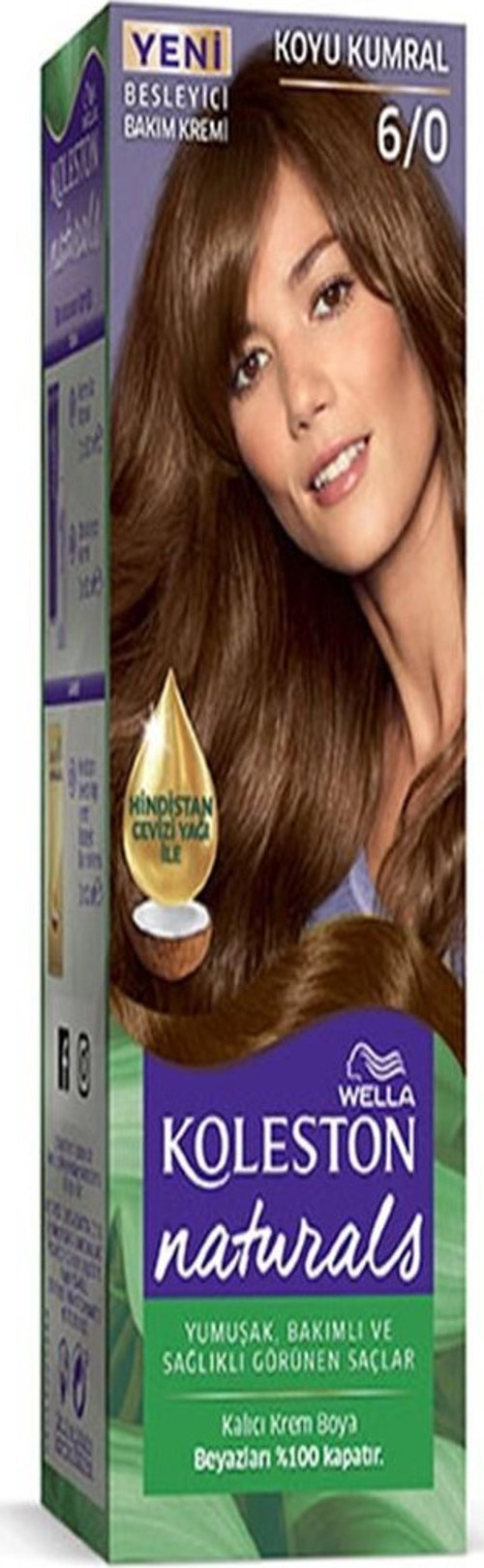 Naturals Saç Boyası Koyu Kumral 6/0