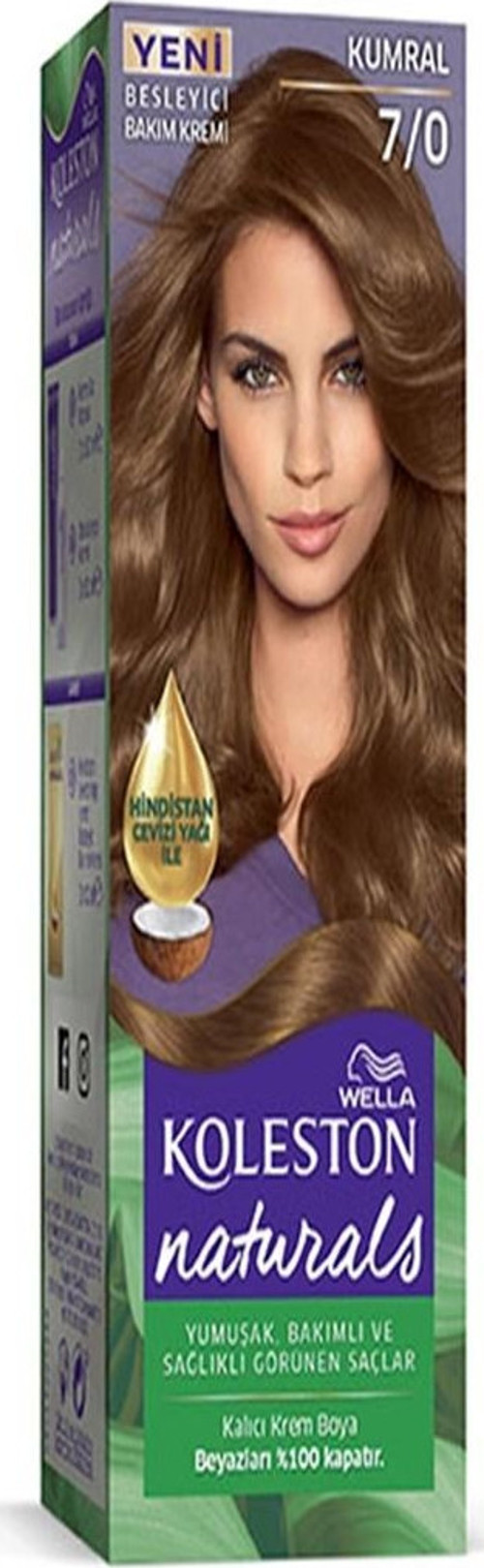 Naturals Saç Boyası Kumral 7/0