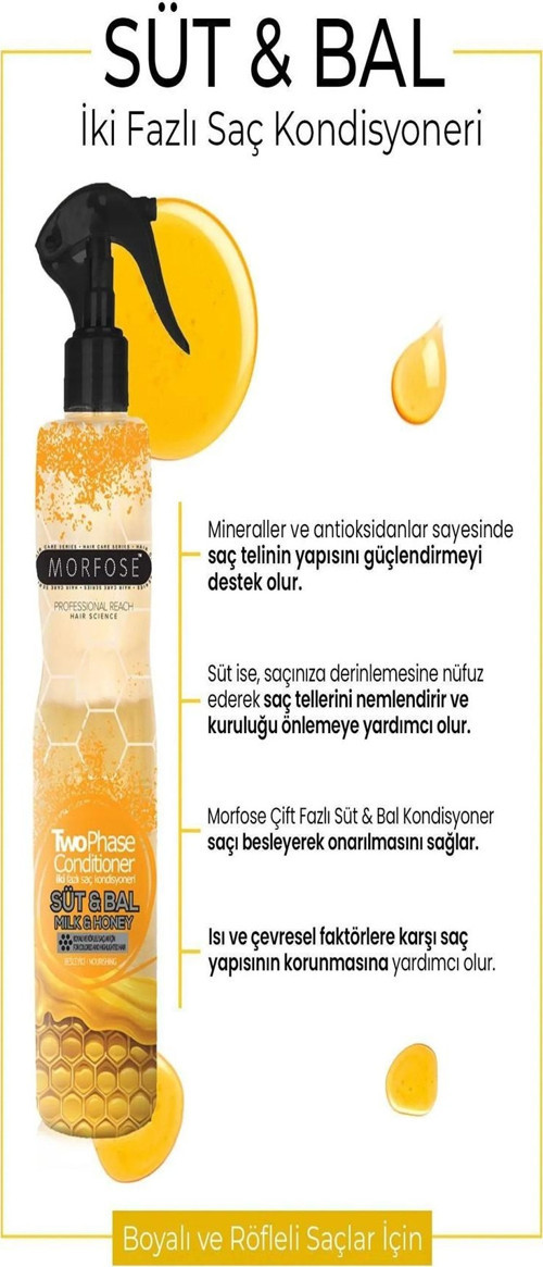 Çift Fazlı Süt & Bal Kondisyoner Fön Suyu 240 ML - mrfs