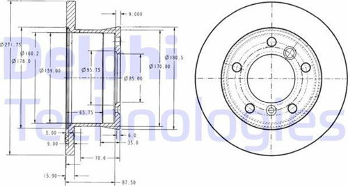 Fren Dıskı Arka Mercedes Sprınter B901>B904 . Vw Lt 28-35-46 Tek Teker A9024230312-2D0615601A