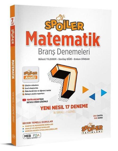 2023 7.Sınıf Matematik Branş Denemeleri