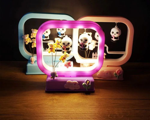 Sevimli Müzikli Panda Dekoratif Işık