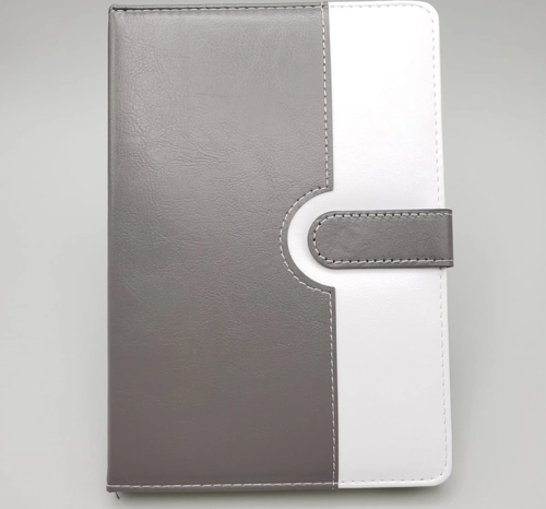Tarihsiz Ajanda Defter Beyaz Gri Renk