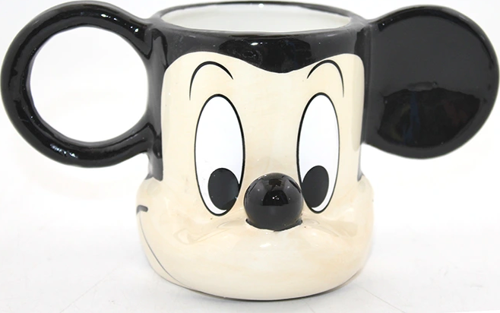 Porselen Mickey Mouse Kupa Bardak