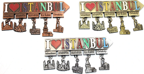 İstanbul Temalı Metal Magnet Model 7