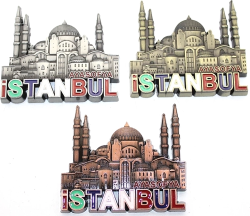 İstanbul Temalı Metal Magnet Alk3342