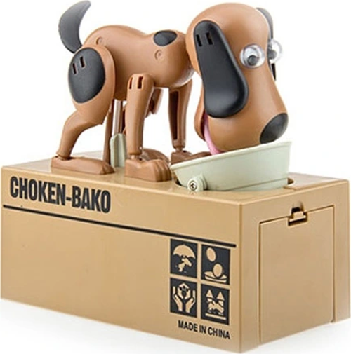 Para Yiyen Köpek Kumbara